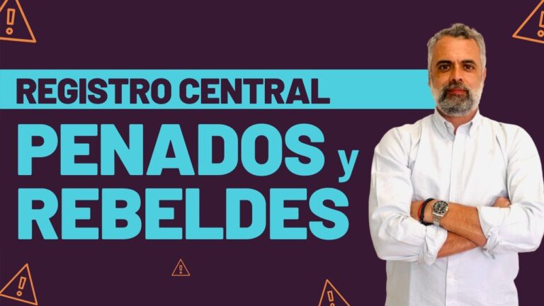 Ministerio de Justicia: ¿Qué es el Registro Central de Penados?