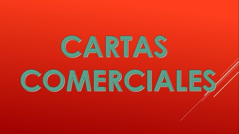 Descubre los 5 tipos de cartas comerciales imprescindibles