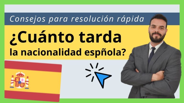 ¡Averigua cuánto tiempo debes esperar para obtener la nacionalidad española por residencia en 2022!