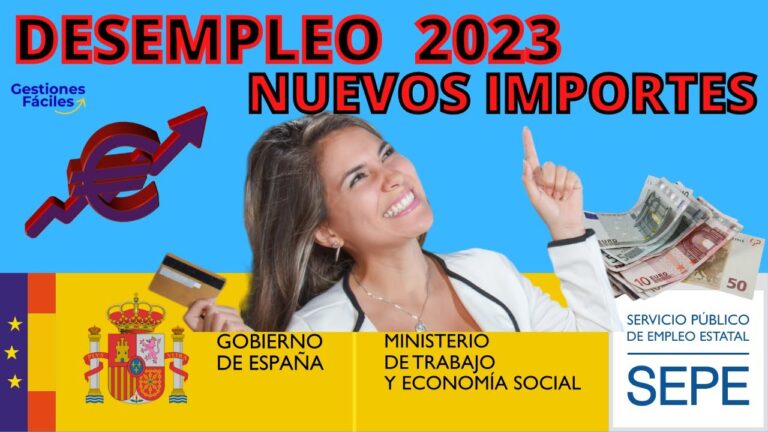 ¡Atención! Fechas de pago del paro en enero 2023