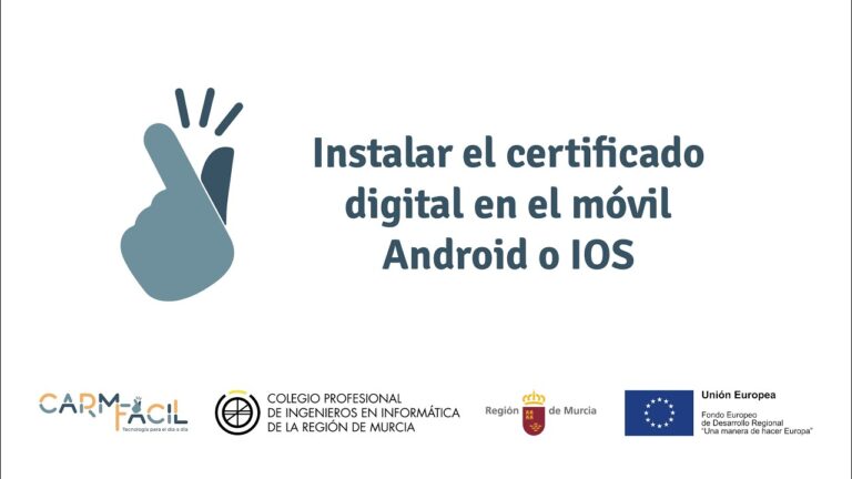 Cómo obtener el certificado electrónico en tu móvil en pocos pasos