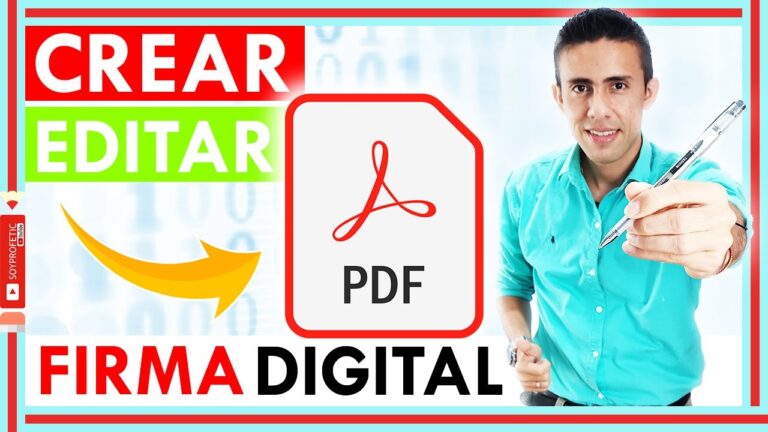 Modifica PDF con firma digital: aprende a hacerlo en pocos pasos