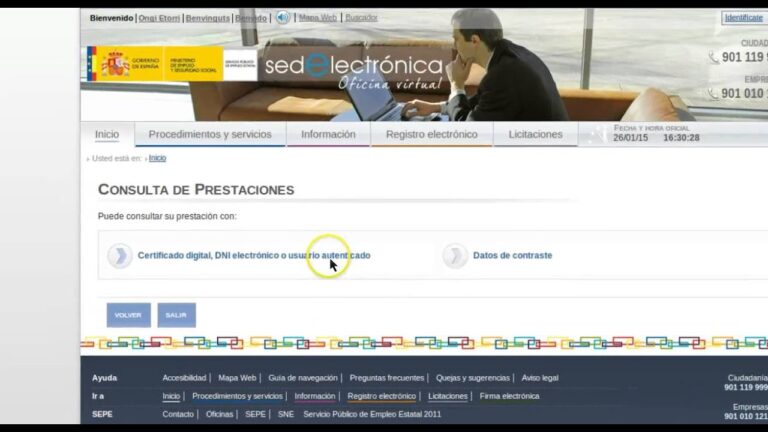 Descubre cómo consultar tus prestaciones en www.sepe.es ¡Sin esperas!