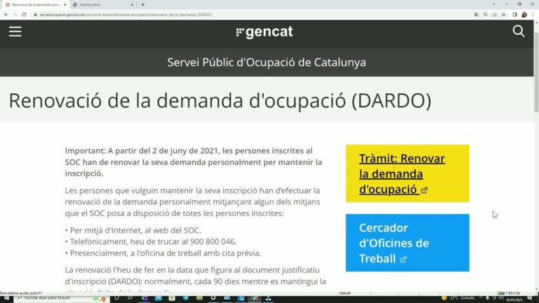 Renovación online en Servei d’Ocupació de Catalunya: ¡Simplifica tu búsqueda!