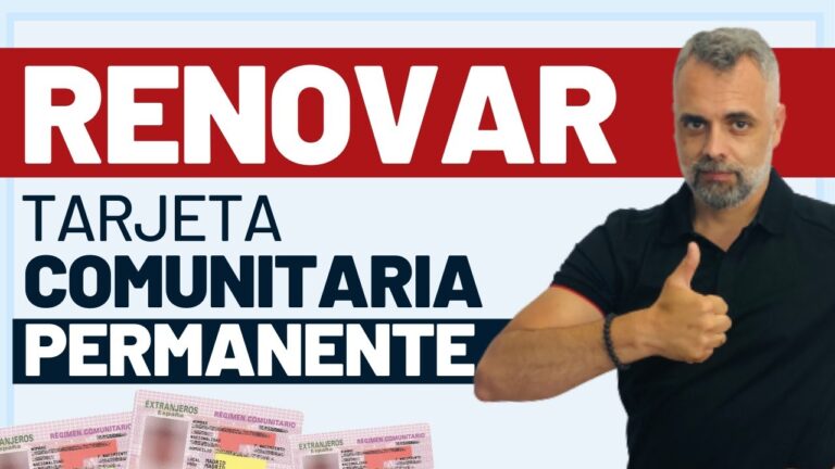 Renovación de tarjeta de residencia familiar comunitario ¡simplificada en 2021!