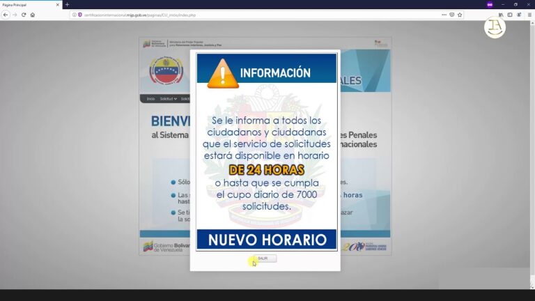 Solicita fácilmente antecedentes penales de Venezuela en línea