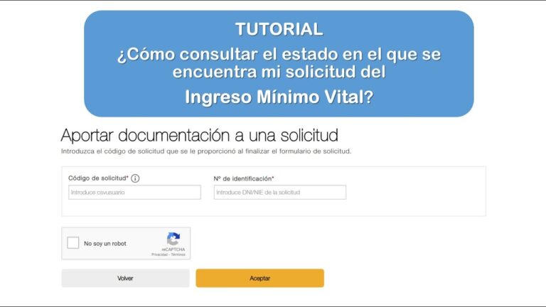 Descubre si te aceptaron el IMV con estos simples trucos