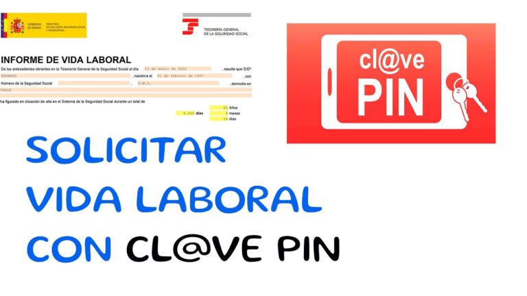¡Consigue tu vida laboral en segundos con nuestra guía de PIN clave!