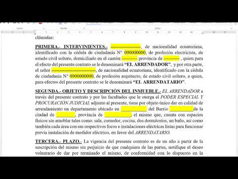 Descarga el modelo de contrato de alquiler listo para firmar