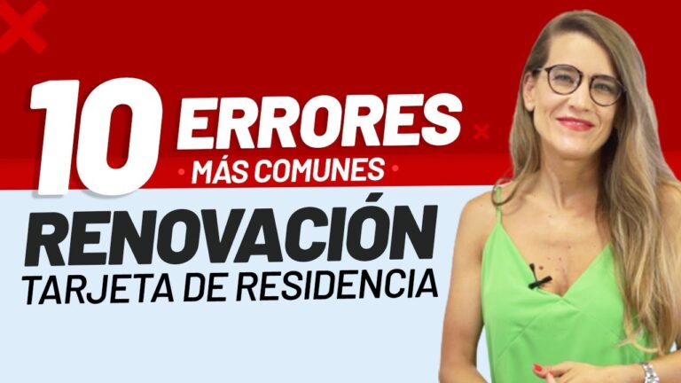 ¡Renueva tu tarjeta de residencia ahora y evita problemas!