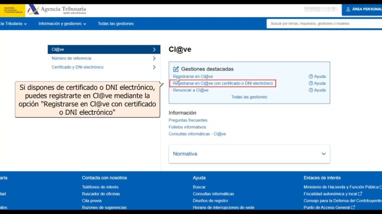 Solicita tu clave permanente con Agencia Tributaria en solo minutos
