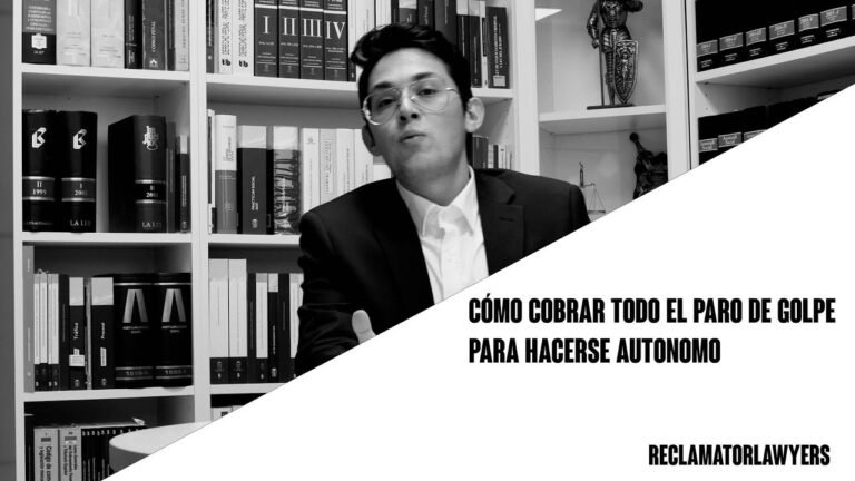 Cobra el paro de golpe y conviértete en autónomo