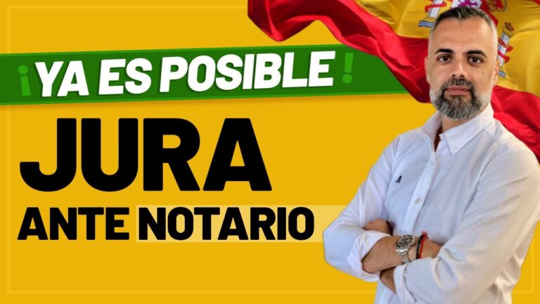 ¿Jurar ante notario tu nacionalidad española? ¡Descubre cómo hacerlo!