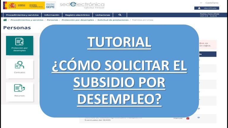 Aprende a solicitar el mini paro en solo tres pasos | Actualizado junio ...