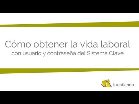 Descarga tu vida laboral al instante con clave permanente