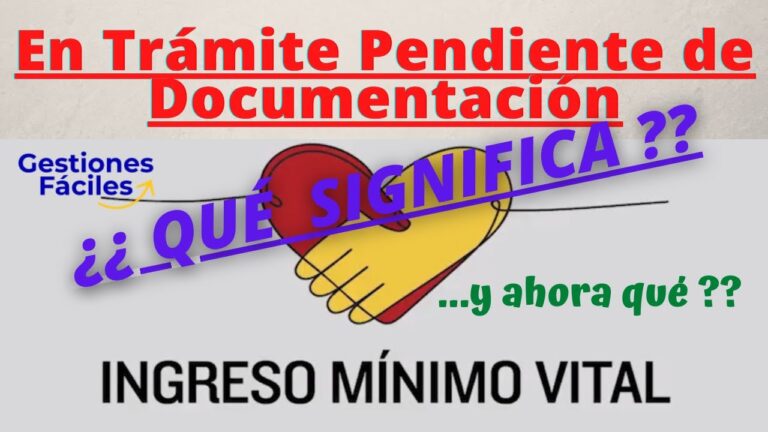 Ingreso Mínimo Vital en trámite: ¿Qué significa y cómo solicitarlo?