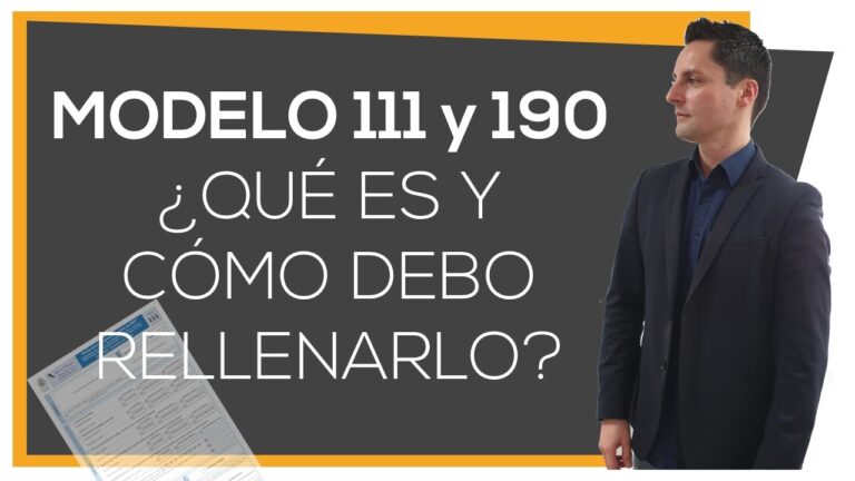 ¿Sabes cuándo debes pagar el modelo 111?
