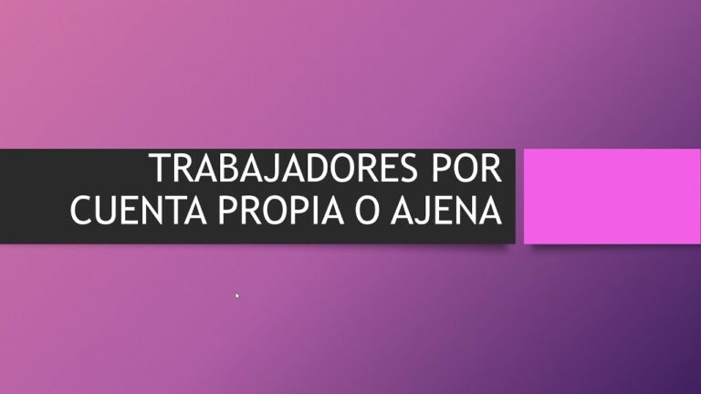 Descubre el significado de ser tu propio jefe y trabajar por cuenta propia