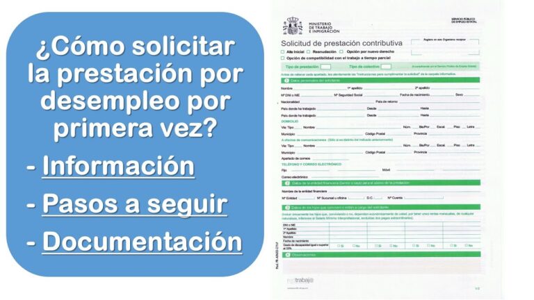 ¡Aprende cómo solicitar el paro por primera vez en solo 5 pasos!