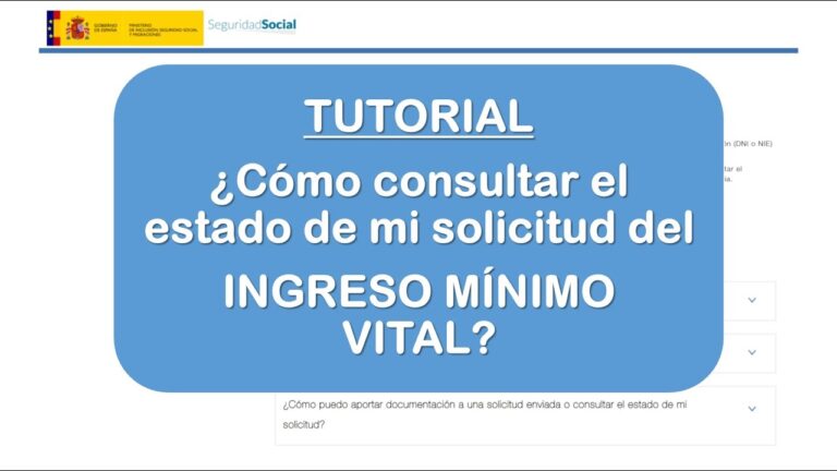 Descubre fácilmente el estado de tu solicitud del ingreso mínimo vital