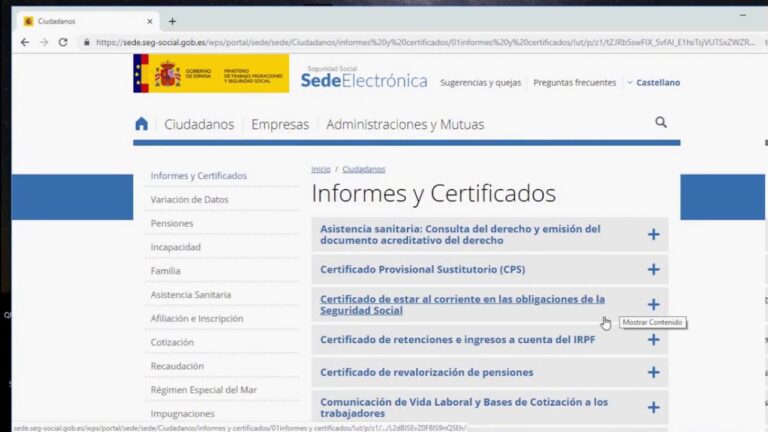 Descubre tu historial laboral completo en www.sede.seg