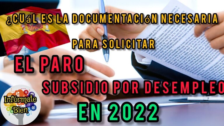 Descubre los requisitos para solicitar el paro: ¿Qué documentos ...
