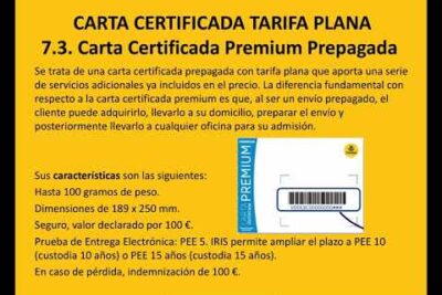 ¡Ahorra en envíos! Carta Certificada con Tarifa Plana en Correos
