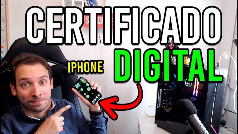 Descarga tu certificado digital en iPhone de manera rápida y sencilla