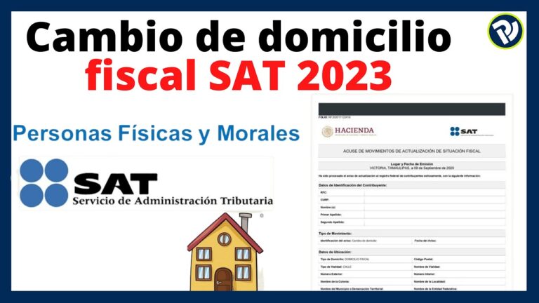 Aprende a cambiar tu domicilio fiscal en solo 5 pasos
