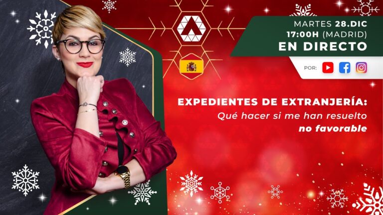Expediente de extranjería resuelto negativamente, qué hacer en 2021