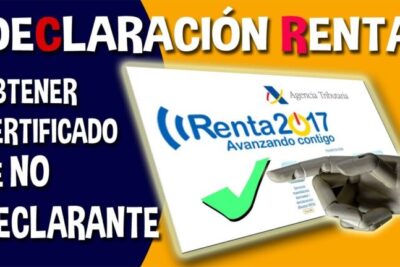 Obtén tu Certificado de No Declarar Renta ¡Evita Multas!