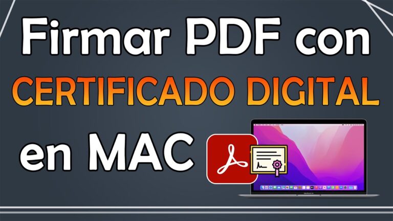 Firma con certificado digital en Mac: agiliza tus trámites en línea