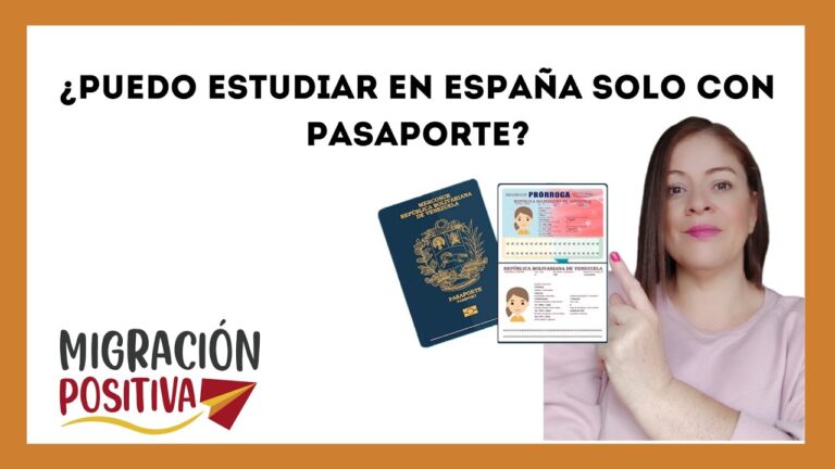 Estudiar en España con pasaporte: ¡Descubre cómo!