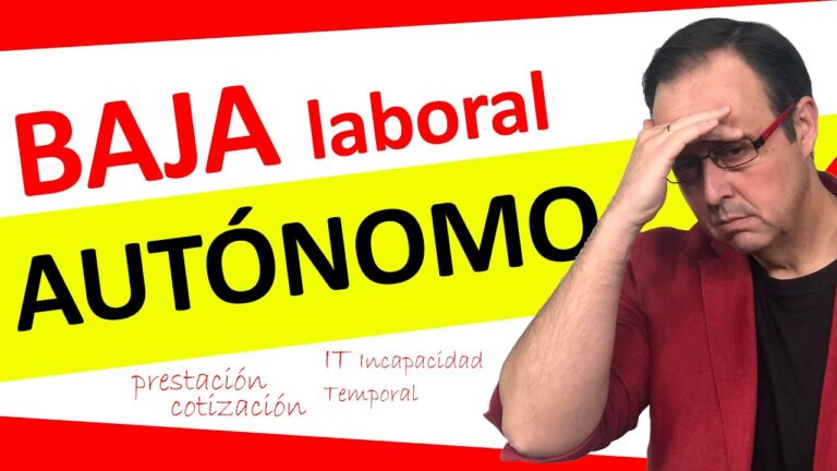 ¿Qué pasa con la seguridad social de los autónomos en caso de baja por enfermedad?