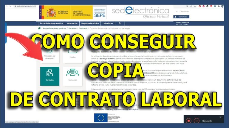 Aprende cómo obtener una copia de tu contrato laboral en minutos