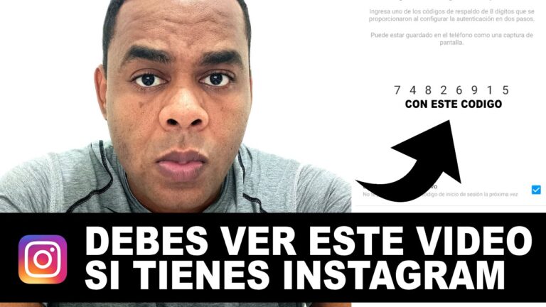 Protege tu cuenta de Instagram con código de respaldo de 8 dígitos