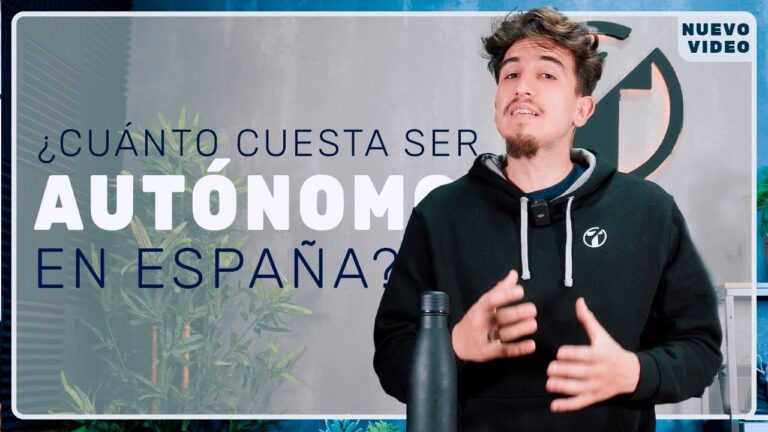 ¿Cuánto te cuesta ser autónomo en España?