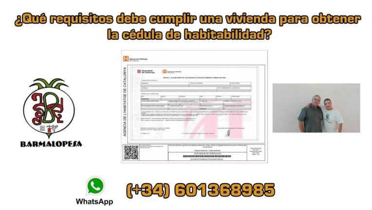 Descubre el camino para obtener tu cédula de habitabilidad