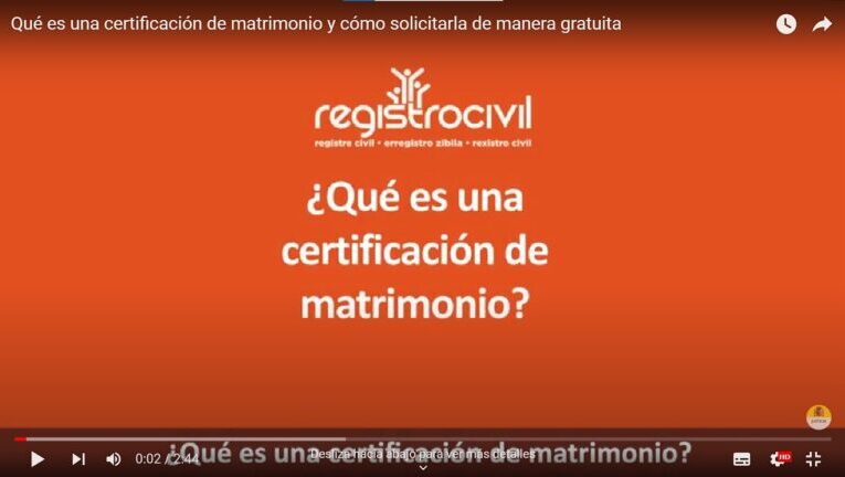 Ejemplo de Certificado de Matrimonio en España: Descubre todo lo que necesitas saber